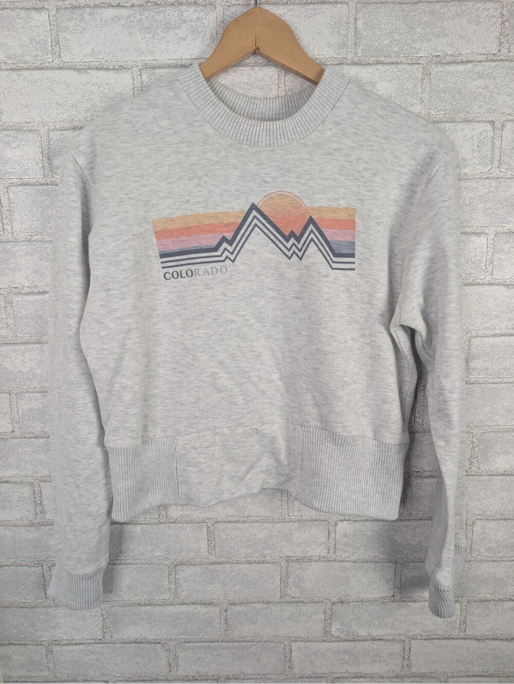 Colorado Sweatshirt Women's Size Small Gray MV Sport S